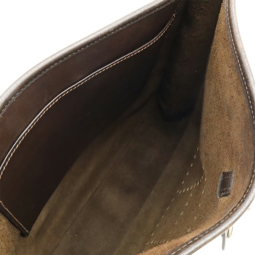 HERMES Evelyn I PM Shoulder Bag in Dark Brown Evercalf Leather with D Stamp - Picture 7 of 8